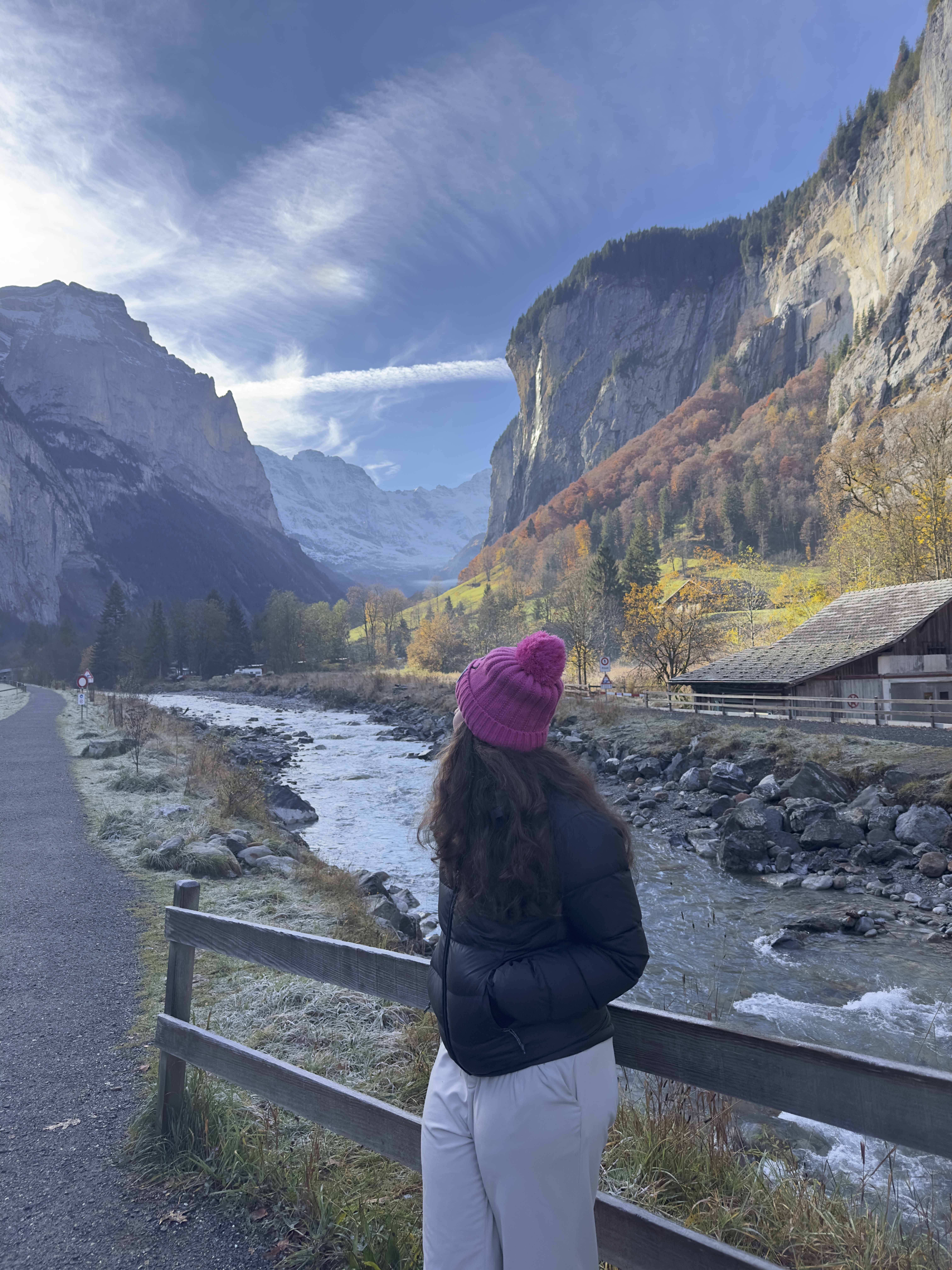 Getting outdoors in the alps.