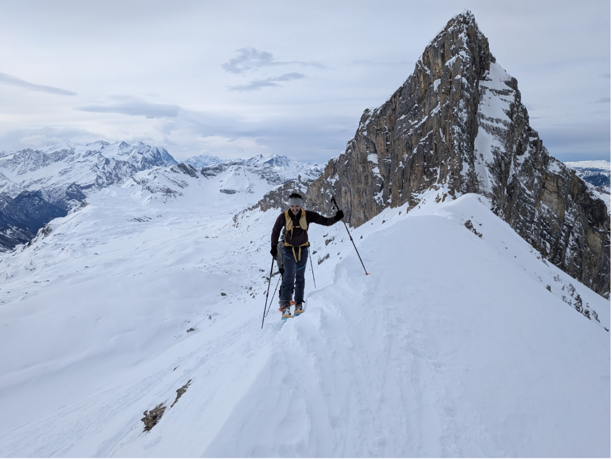 Enjoying winter - somewhere in the mountains of Switzerland