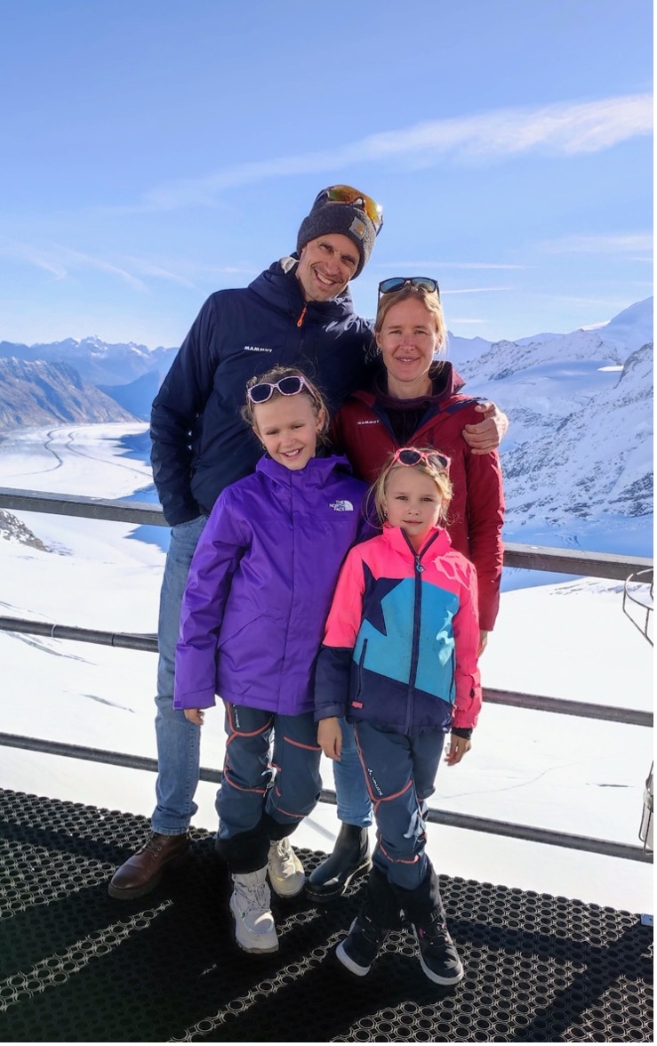 Visiting the Jungfraujoch research station with my family. My kids were most impressed by the Lindt chocolate and feeding sultanas to the Alpine choughs.